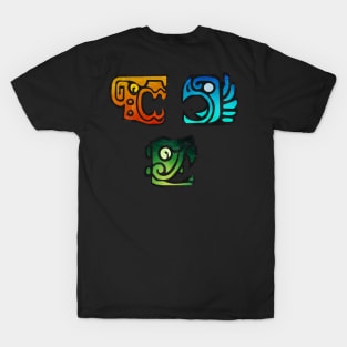 Temples (Jaguar, Eagle, Serpent) T-Shirt